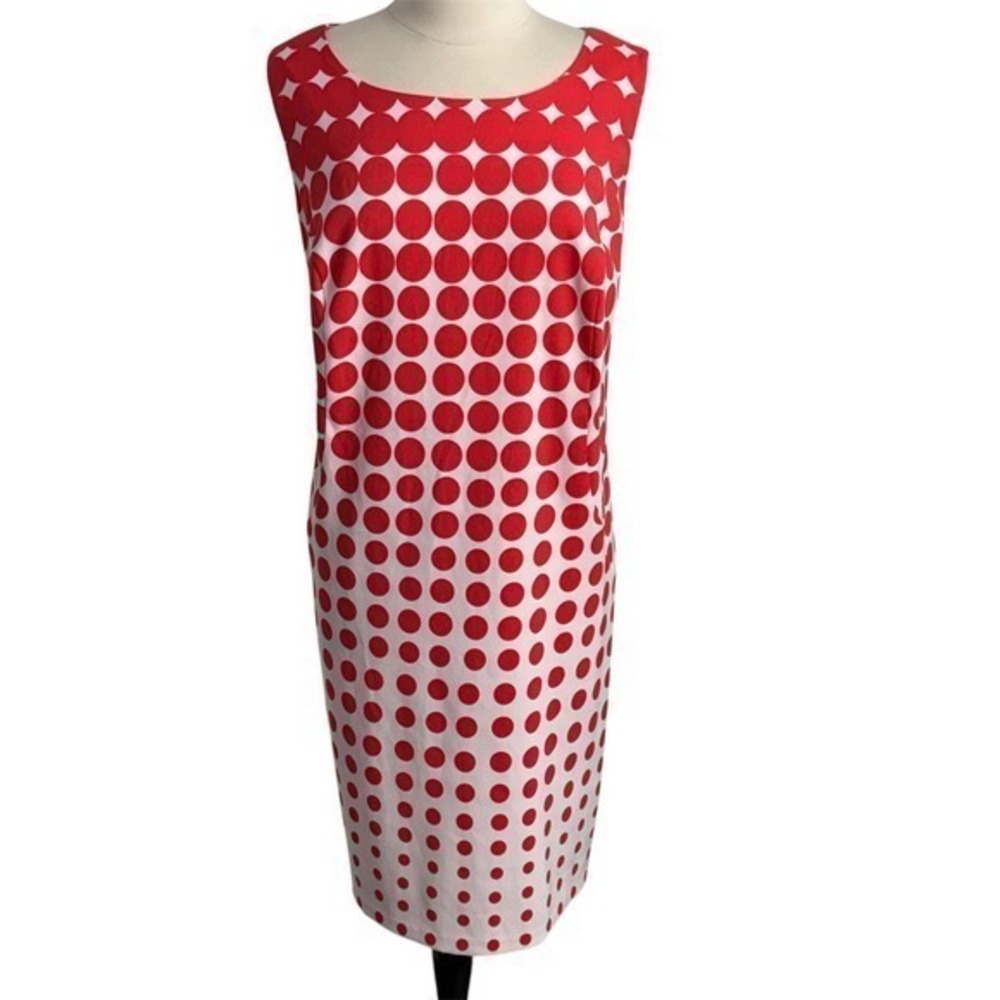 ALYX Women's Sleeveless Polka Dot Sheath Dress